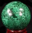 Gorgeous, Polished Malachite Sphere - Congo #39403-1